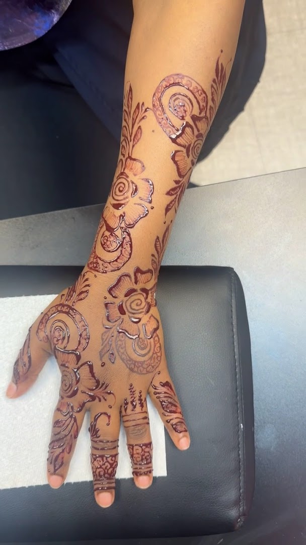 Henna Design on Arm