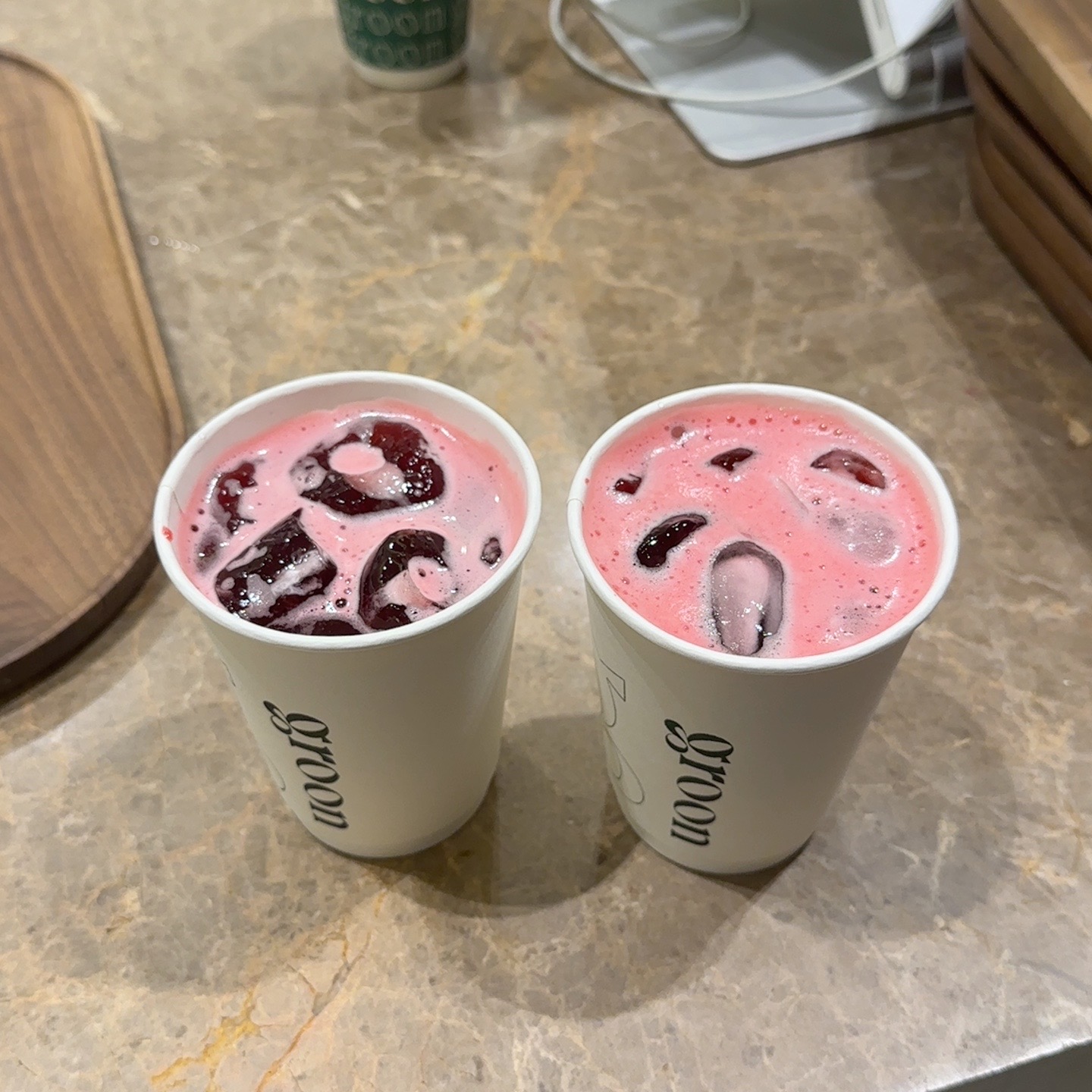 Pink drinks