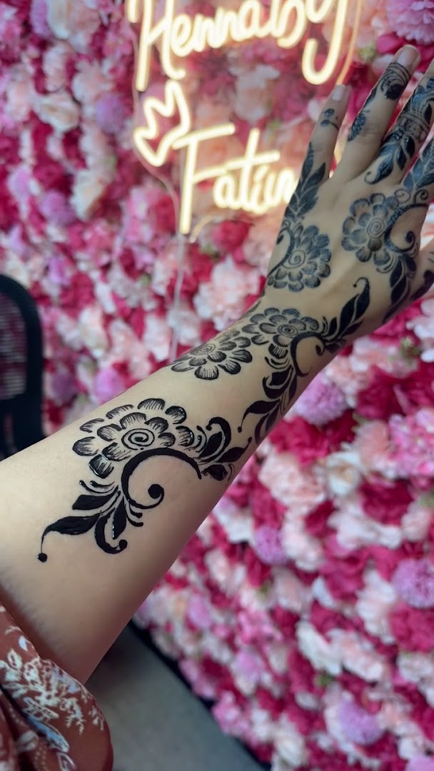 Henna Art on Arm